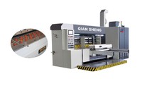 QH lead feeder printing slotter die cutter with folder gluer inline machine