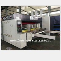 QH high speed corrugated carton lead edge feeder flexo Printing Die Cutting Machine