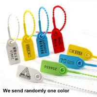 more images of Plastic Security Seals Beaded Zip Ties Tamper Proof Tag (SL-06F)