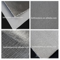 Aluminum Foil Coated Fiberglass fire proof fabric