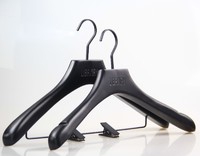 more images of Luxury custom black wood hanger for clothes