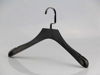 more images of high quality black wooden coat hanger for clothes