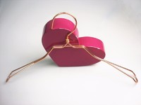 more images of copper metal wire clothes hanger for heavy duty coat