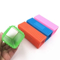 more images of Factory Supply Pet Hair Remover Lint Brush Silicone Pet Grooming Brush