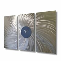 Solaris Clock | Modern Elements Metal Art
