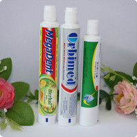 Empty Laminated Aluminum-Plastic Packaging Toothpaste Tube