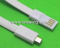 More popular micro USB Magnet flat cable in 2016
