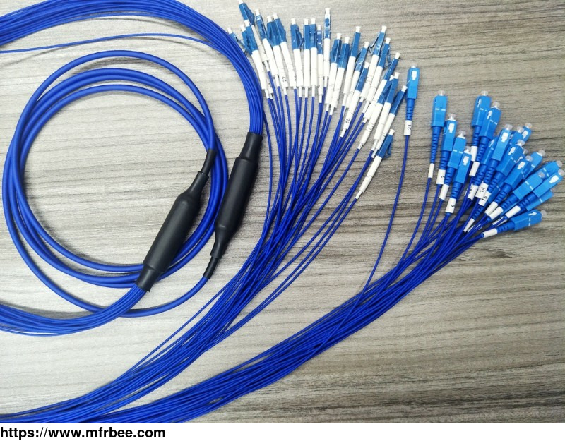 24_cores_micro_armored_fiber_optic_patch_cord_lszh_jacket_data_center_application_sc_and_lc_connectors