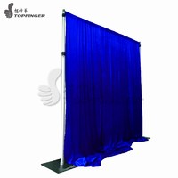 Stand Draping Receptions Trade Show Curtain Pipe And Drape Booth On Walls For Wedding