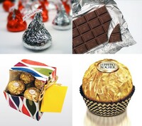 more images of Chocolate packaging aluminum foil 8011 1235 colored aluminum foil