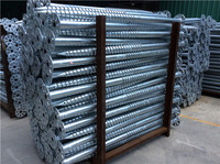 more images of China manufacturer of  ISO quality galvanized Type Ground screw from Kinsend (with flange)