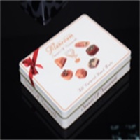 Factory directly sales cosmetic Rectangular Chocolate metal tin box
