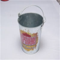 galvanized iron special ice backet tin can with handle