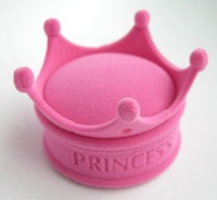 more images of Crown Shape Velvet Jewelry Box
