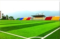 FIFA artificial grass for football pitch landscape and interlocking decking grass tiles for kindergarden