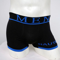 Plain Men Boxer Shorts Free Sample Seamless Underwear