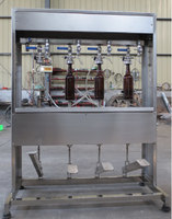 Four heads beer bottle filling machine