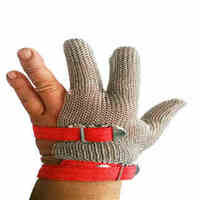 Three Finger Stainless Steel Mesh Chainmail Glove