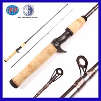 more images of FD006 high strength action fiber glass 2 section fishing rod