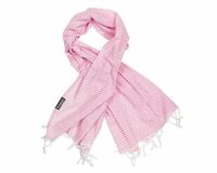 Order Bubblegum Pink and White Stripe Super Light Turkish Towel