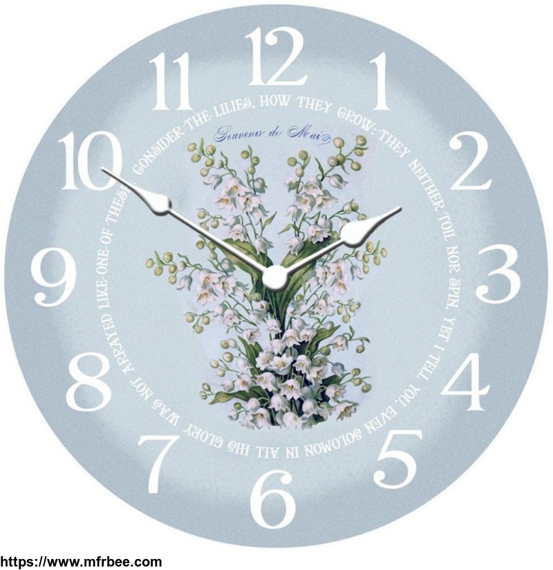 lilies_flower_clock