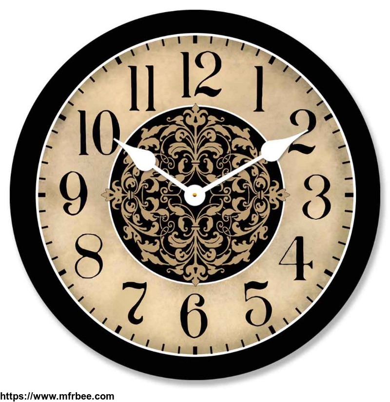 arbor_decorative_tan_clock