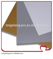 white gold and silver inkjet pvc sheet for cards from Longsheng