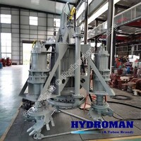 Hydroman® Submersible Centrifugal Dredging Mud Suction Slurry Pump with Agitator Cutters