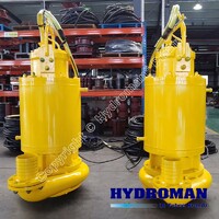 Hydroman® Electric Submersible Slurry Pump with CutterHeads for Sea Sand