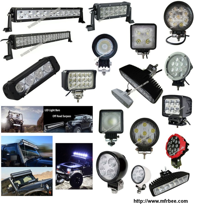 car_accessory_51w_led_work_light_search_light_for_atv_truck_tractor_4x4_off_road