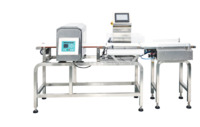Multifunction combined check weigher and metal detector