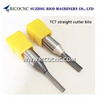 TCT Tungsten Carbide Double Two Straight Flutes CNC Router Cutter Bits