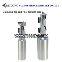more images of Diamond Tipped PCD CNC Router Bits for Wood CNC Nesting