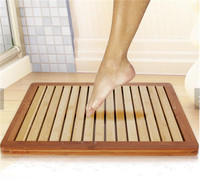 High quality new Natural Heavy-Duty Bamboo Shower Floor and Bath Mat