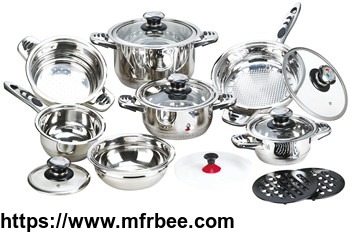 16pcs_wide_edge_outside_mirror_polished_stainless_steel_cookware_set