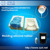 liquid tin cure silicone rubber for small crafts mold making