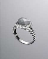 David Yurman Ring 8x10mm Hematite Noblesse Ring