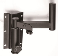Dual Universal Wall Mount Speaker Bracket Stands with Angle Adjustable