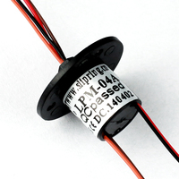 more images of miniature slip ring with compact design , 4 circuits used for LED lighting