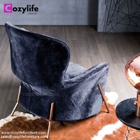 Modern design high back comfy lounge chair for living room and bedroom