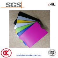 China manufacturer of ABS water proof RFID blocking plastic card holder