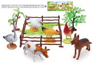 Wonderful holiday gift plastic children model toys farm animal toys of educational