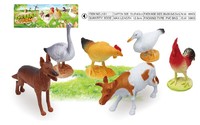 Plastic animal toy for kids jumping animal toy