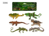 Plastic lizard toys model for kids