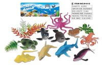 Educational plastic sea creature animal model toys for gifts