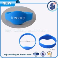 more images of Silicone Closed Type NTAG203 NFC Wristband
