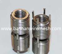 self tapping threaded insert keensert tap lok slotted series threaded inserts color helicoils inserts