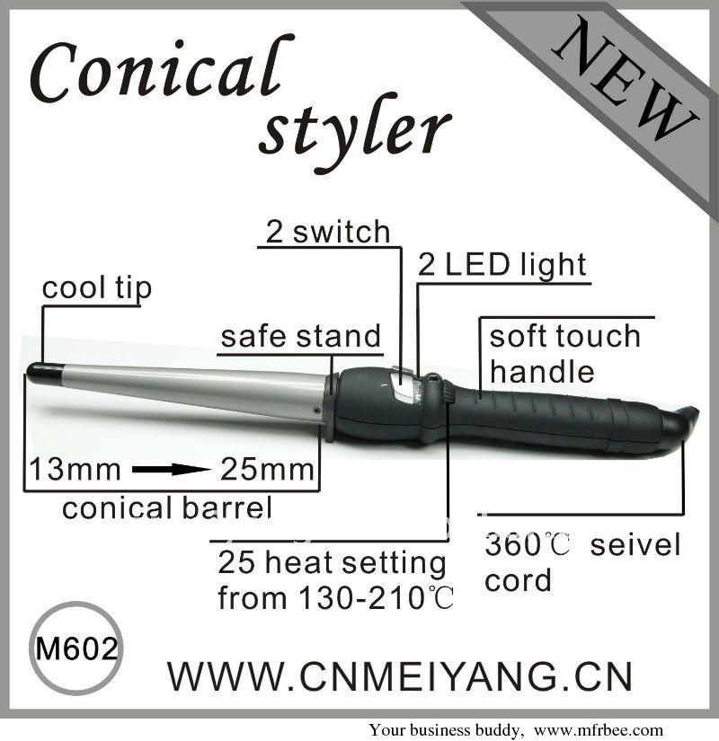 hottest_sell_conical_digital_hair_curler_m602b