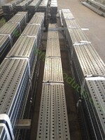 Square posts for fastening fences and wires galvanized steel