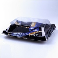 more images of Disposable Container KW-0003 Sushi Container PS Plastic Tray